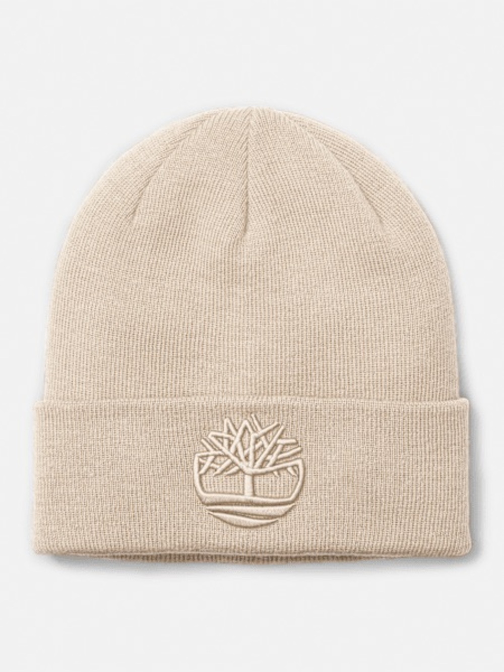 Timberland Tonal 3D embroidery beanie in light pink